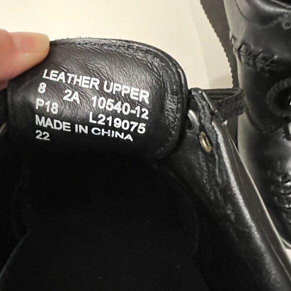 Drew‎ Bounce II Orthopedic Black Leather Lace-Up Shoes Vibram Sole Size 8 - Picture 4 of 9